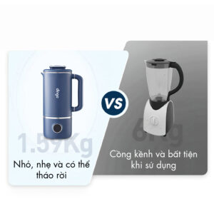 Máy xay nấu đa năng mini dingo dcb600-11