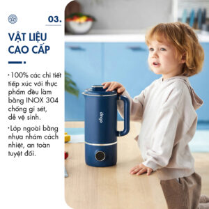 Máy xay nấu đa năng mini dingo dcb600-12