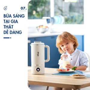 Máy xay nấu đa năng mini dingo dcb600-18