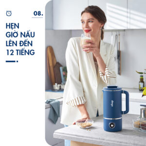 Máy xay nấu đa năng mini dingo dcb600-19