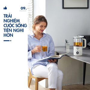 Máy xay nấu đa năng mini dingo dcb600-20