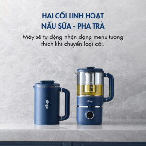 Máy xay nấu đa năng mini dingo dcb600-4