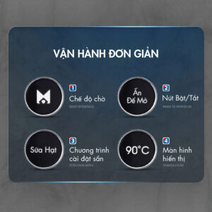 Máy xay nấu đa năng mini dingo dcb600-9