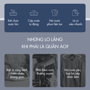 Bàn Là Hơi Nước Cầm Tay DINGO DHS1200 - Cấp Nước Tự Động - Công Suất Lớn, Là Ủi Nhanh - Nhỏ Gọn, Tiện Mang Theo - Ảnh 3