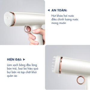 Bàn Là Hơi Nước Cầm Tay DINGO DHS1200 - Cấp Nước Tự Động - Công Suất Lớn, Là Ủi Nhanh - Nhỏ Gọn, Tiện Mang Theo - Ảnh 19