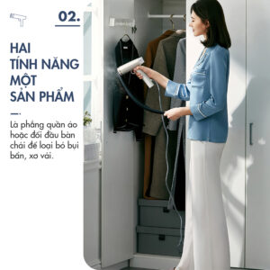 Bàn Là Hơi Nước Cầm Tay DINGO DHS1200 - Cấp Nước Tự Động - Công Suất Lớn, Là Ủi Nhanh - Nhỏ Gọn, Tiện Mang Theo - Ảnh 5