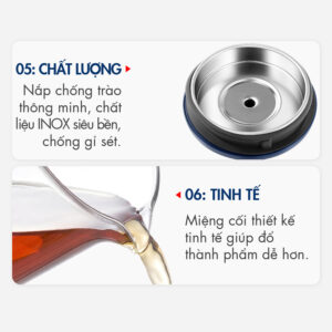 Máy Xay Nấu Đa Năng Mini DINGO DCB600 - Hai Cối Linh Hoạt Nấu Sữa, Pha Trà - Nhỏ Gọn, An Toàn, Tiện Mang Theo - Phiên Bản Nâng Cấp Mới Nhất 2023 - Ảnh 18