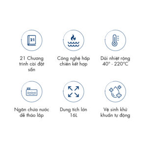 Nồi Chiên Hơi Nước DINGO DSF16 04