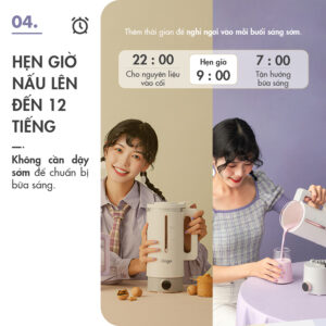 Máy xay nấu đa năng mini Dingo Dcb500-10