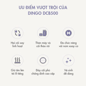 Máy xay nấu đa năng mini Dingo Dcb500-02