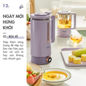 Máy xay nấu đa năng mini Dingo Dcb500-22