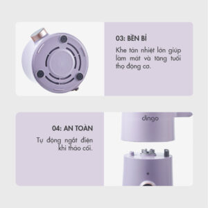 Máy xay nấu đa năng mini Dingo Dcb500-27