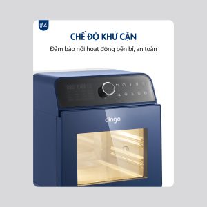 Nồi Chiên Hơi Nước DINGO DSF16 PRO - Công Nghệ Mới Hấp Chiên Kết Hợp - Dung tích 16,8L - Phụ Kiện Trục Xiên Quay & Lồng Đảo - Công Suất 2250W - Ảnh 27