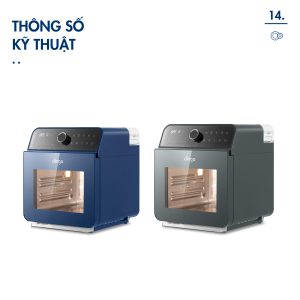 Nồi Chiên Hơi Nước DINGO DSF16 PRO - Công Nghệ Mới Hấp Chiên Kết Hợp - Dung tích 16,8L - Phụ Kiện Trục Xiên Quay & Lồng Đảo - Công Suất 2250W - Ảnh 31